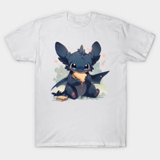 Hungry little black dragon T-Shirt